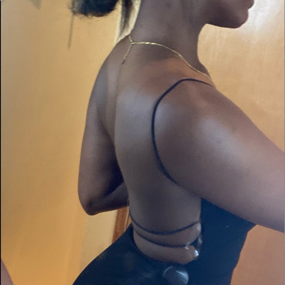 Black bodycon black sparkle dress <3 - Picture 3 of 3